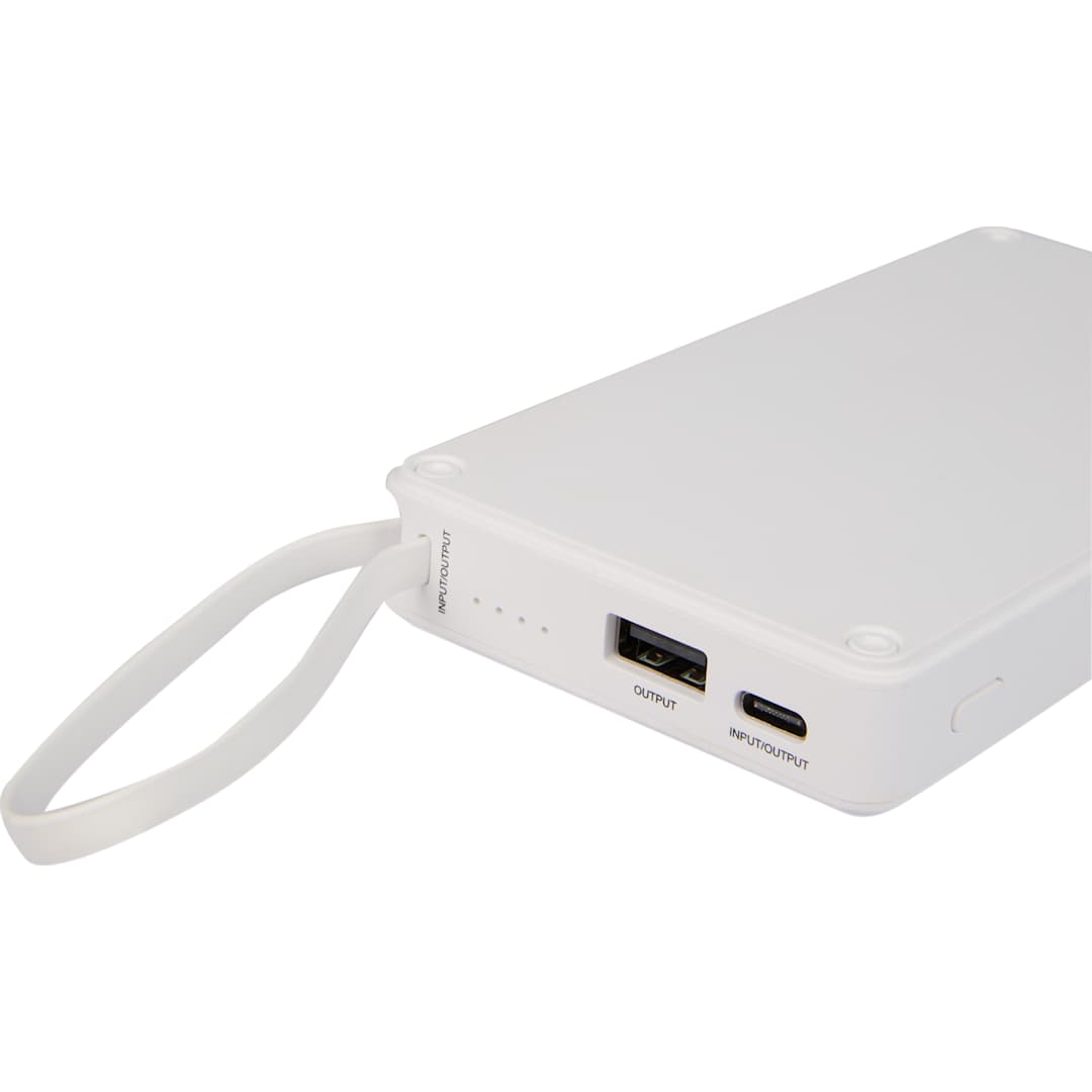 Pure Power 10,000 mAh 35W PD Power Bank - 7122-16 White