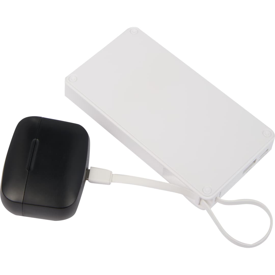 Pure Power 10,000 mAh 35W PD Power Bank - 7122-16 White