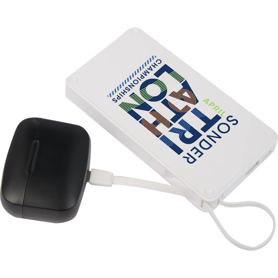 Pure Power 10,000 mAh 35W PD Power Bank - 7122-16 White