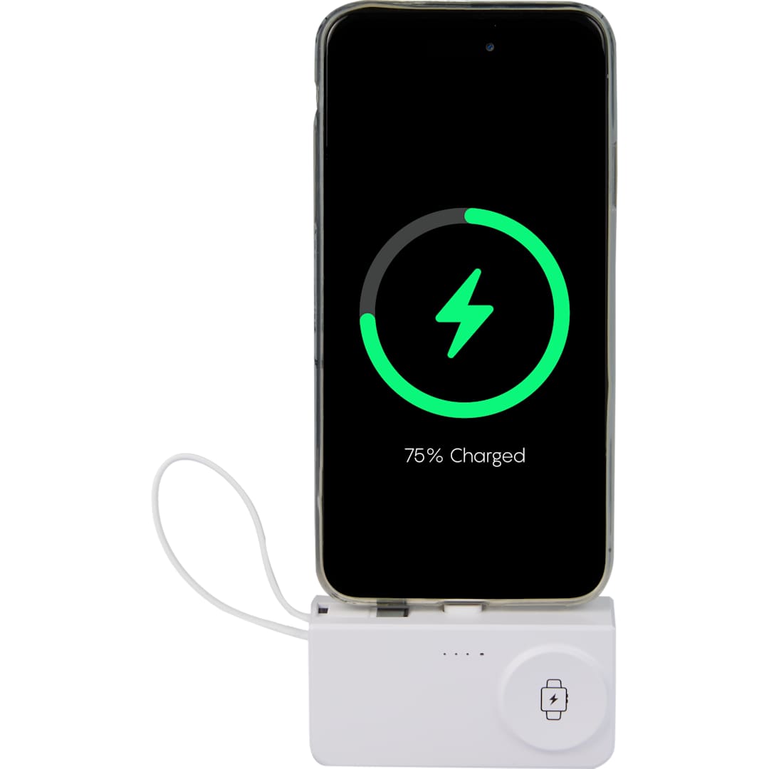  Hue Plus 5000 mAh Power Bank with Watch Charger - 7122-19