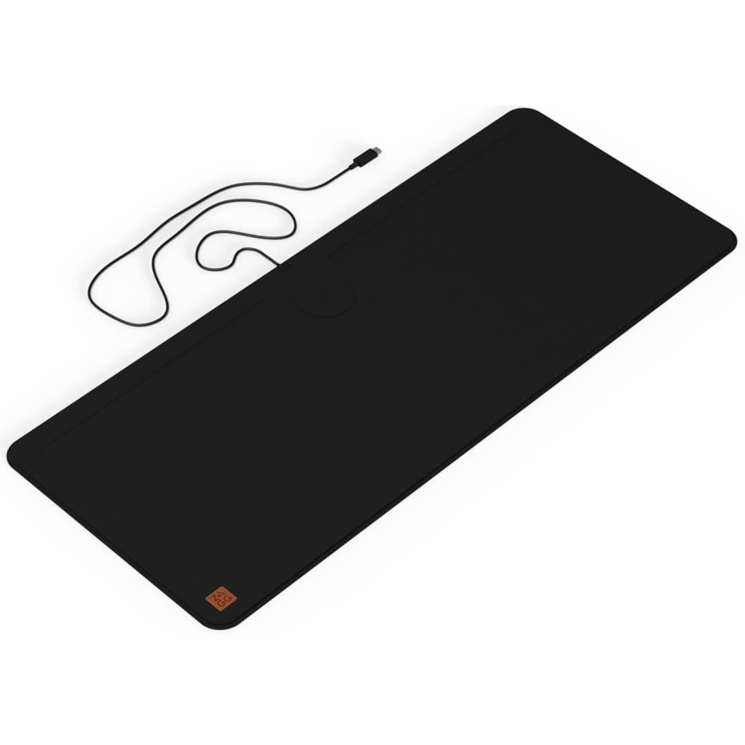 ZAGG Zagg Desk Mat with Wireless Charging - 7142-68 Black
