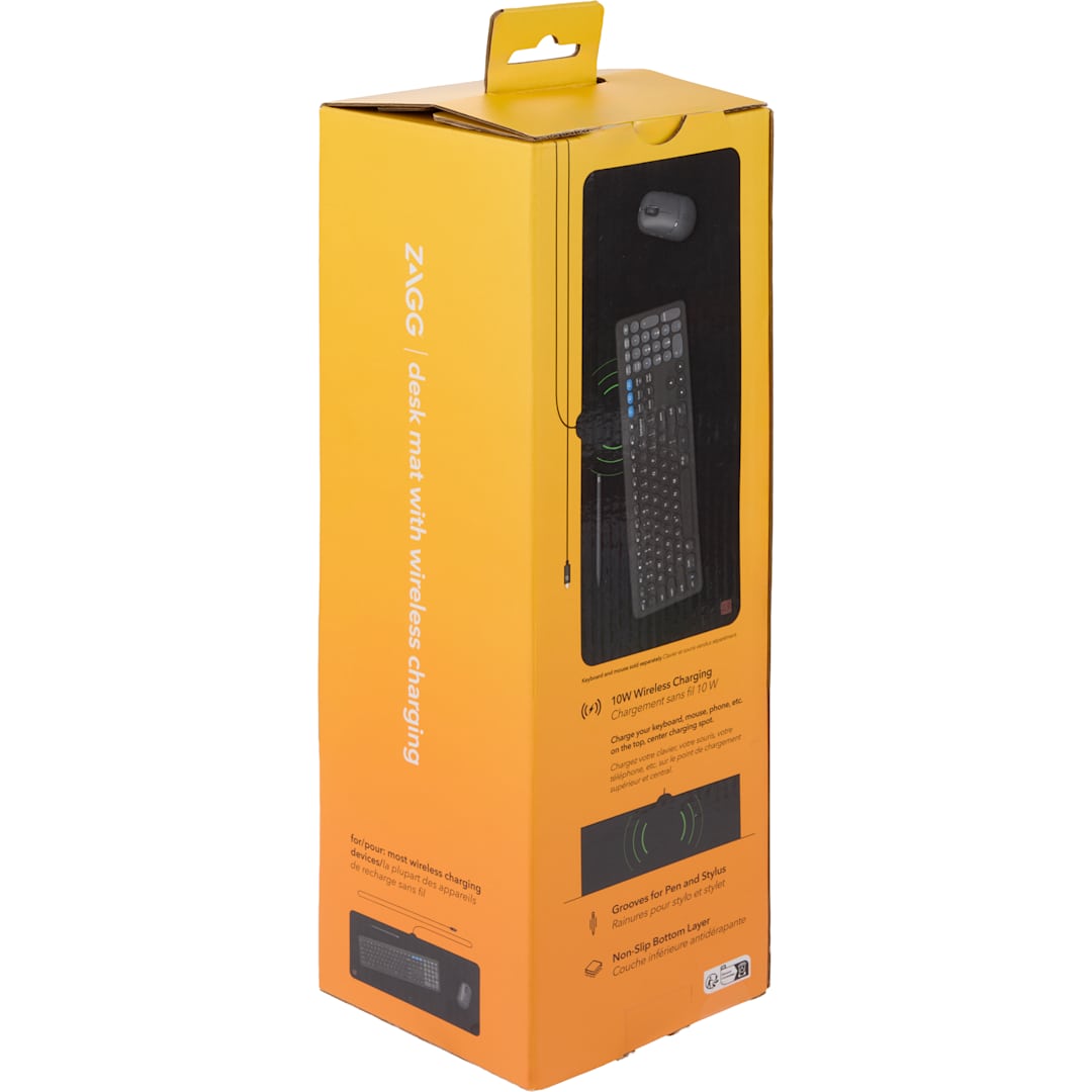 ZAGG Zagg Desk Mat with Wireless Charging - 7142-68 Black