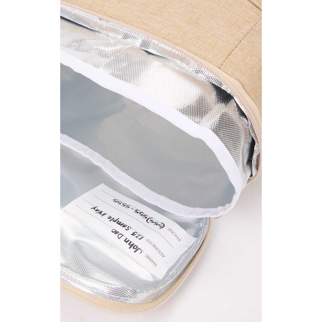 Double Lined 9 Can Cooler - SM-5723 Natural