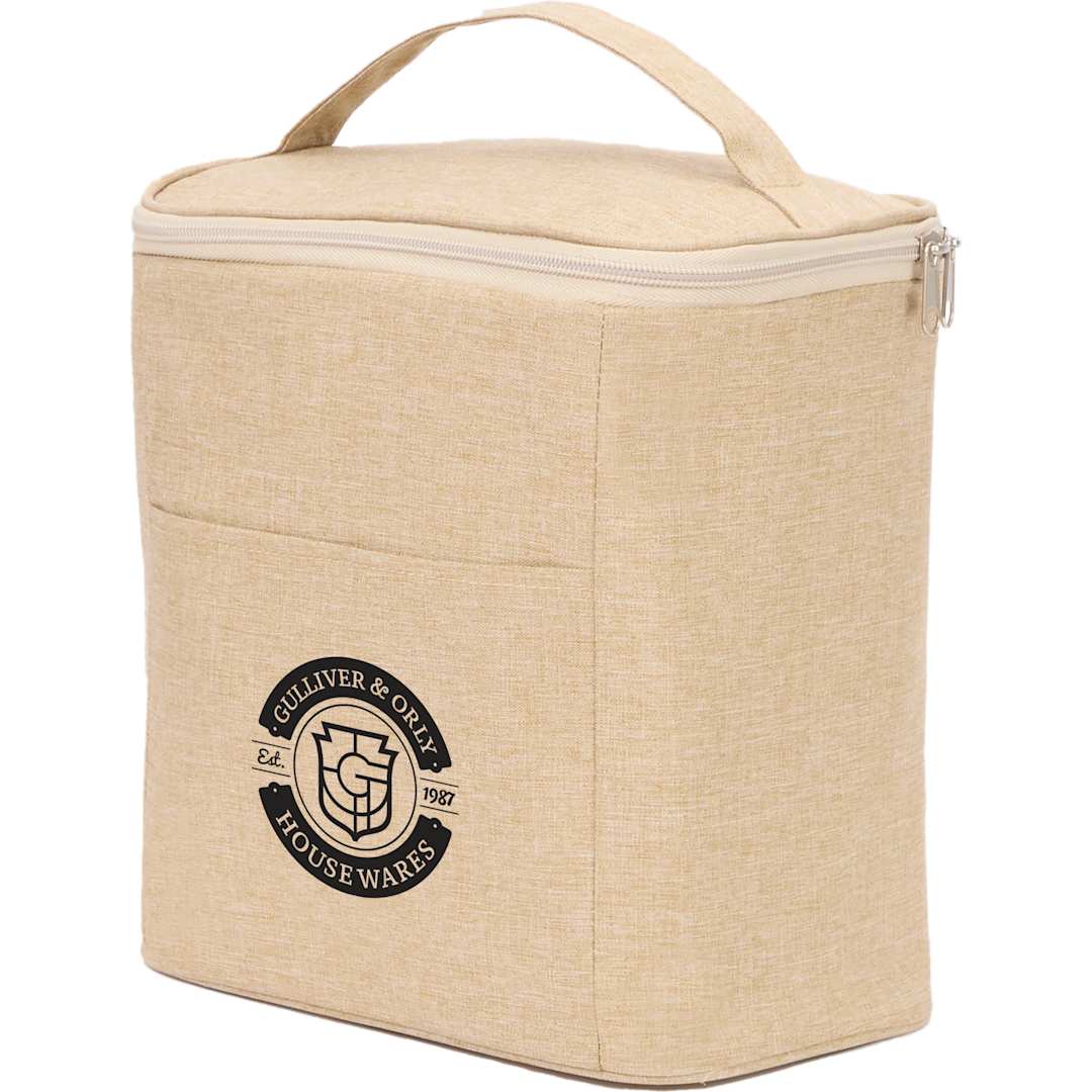 Double Lined 9 Can Cooler - SM-5723 Natural