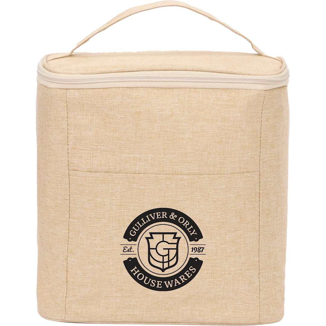 Double Lined 9 Can Cooler - SM-5723 Natural