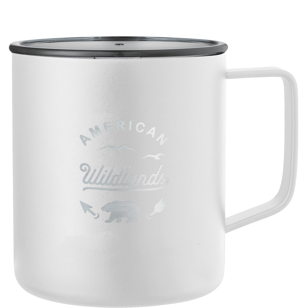 Rover Copper Vac Camp Mug 14oz – Powder coated - 1625-76 White
