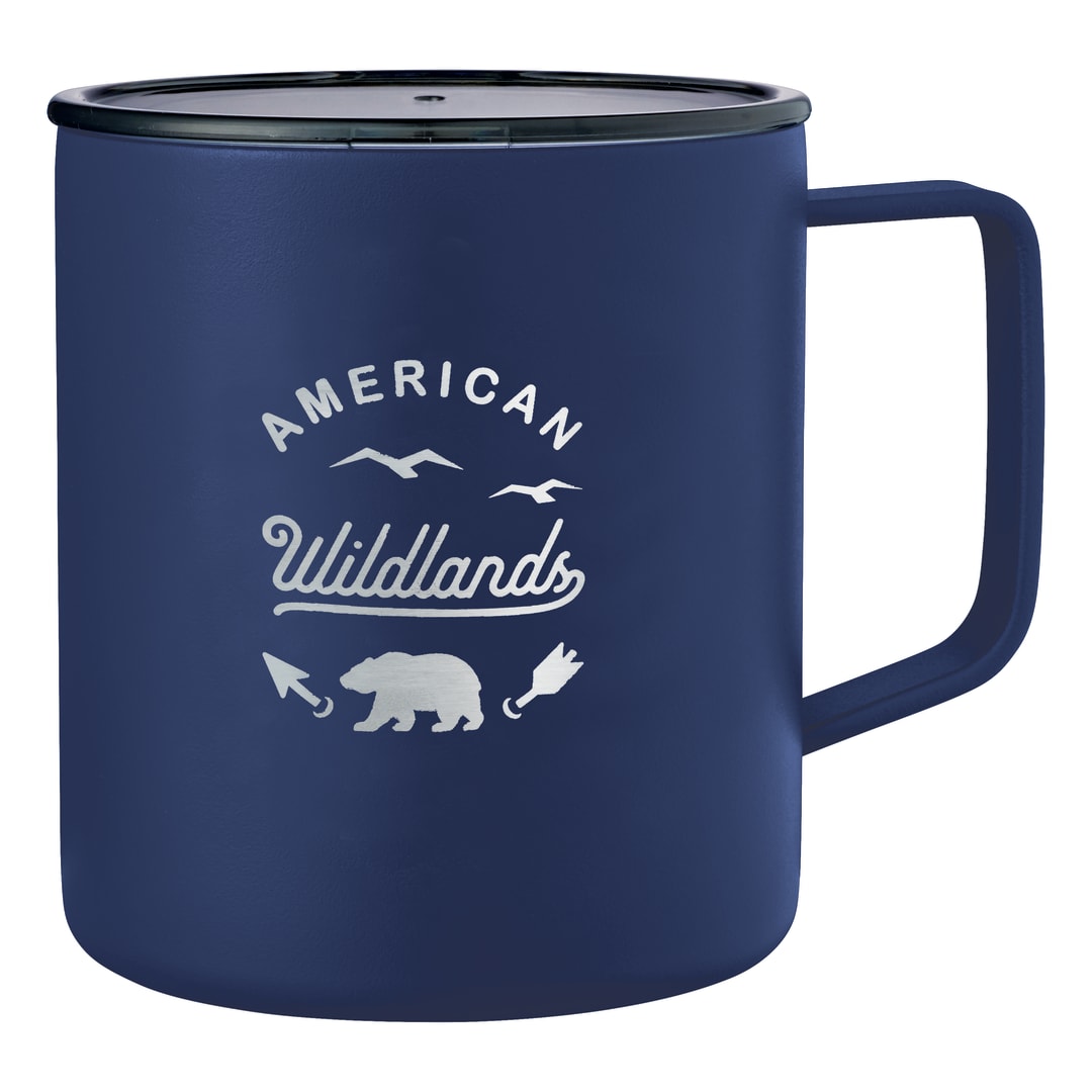 Rover Copper Vac Camp Mug 14oz – Powder coated - 1625-76 Blue