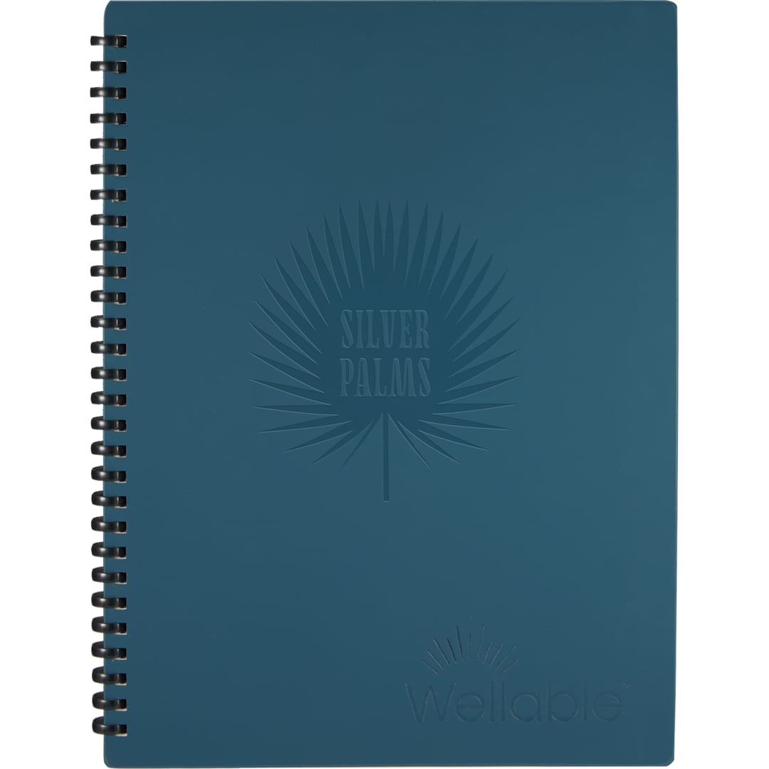 Wellable Wellable™ Plan Well Undated Planner Journal - 0916-01 Blue