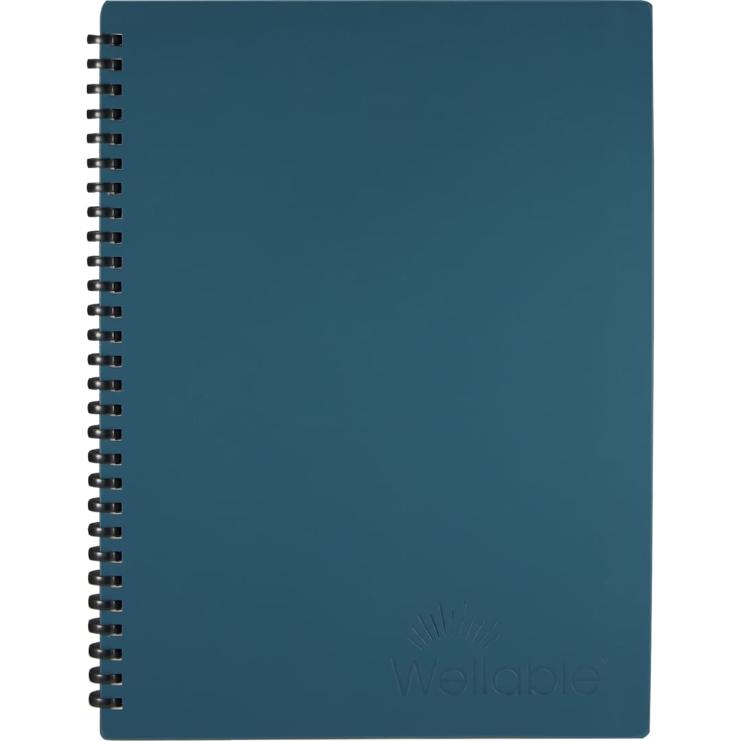 Wellable Wellable™ Plan Well Undated Planner Journal - 0916-01 Blue