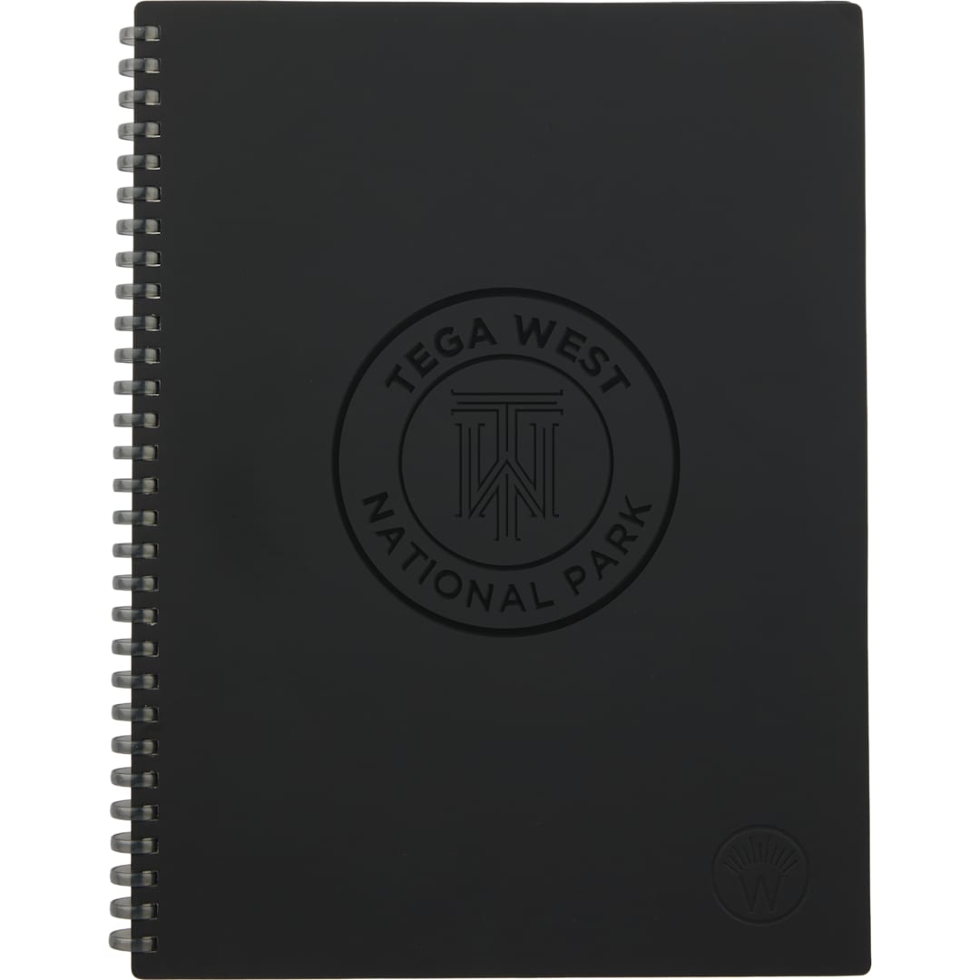 Wellable Wellable™ Plan Well Undated Planner Journal - 0916-01 Black