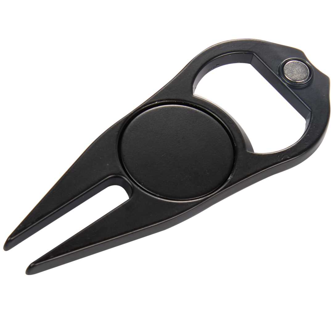 Bottle Opener Divot Tool with Ball Marker - 1401-41 Black