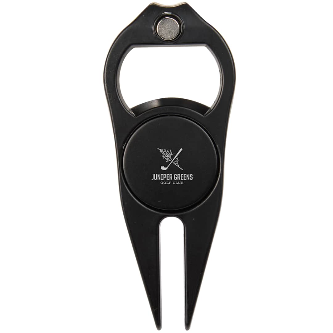 Bottle Opener Divot Tool with Ball Marker - 1401-41 Black