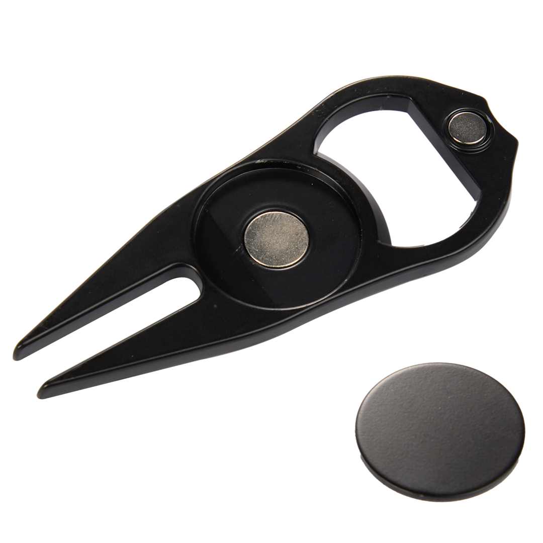 Bottle Opener Divot Tool with Ball Marker - 1401-41 Black