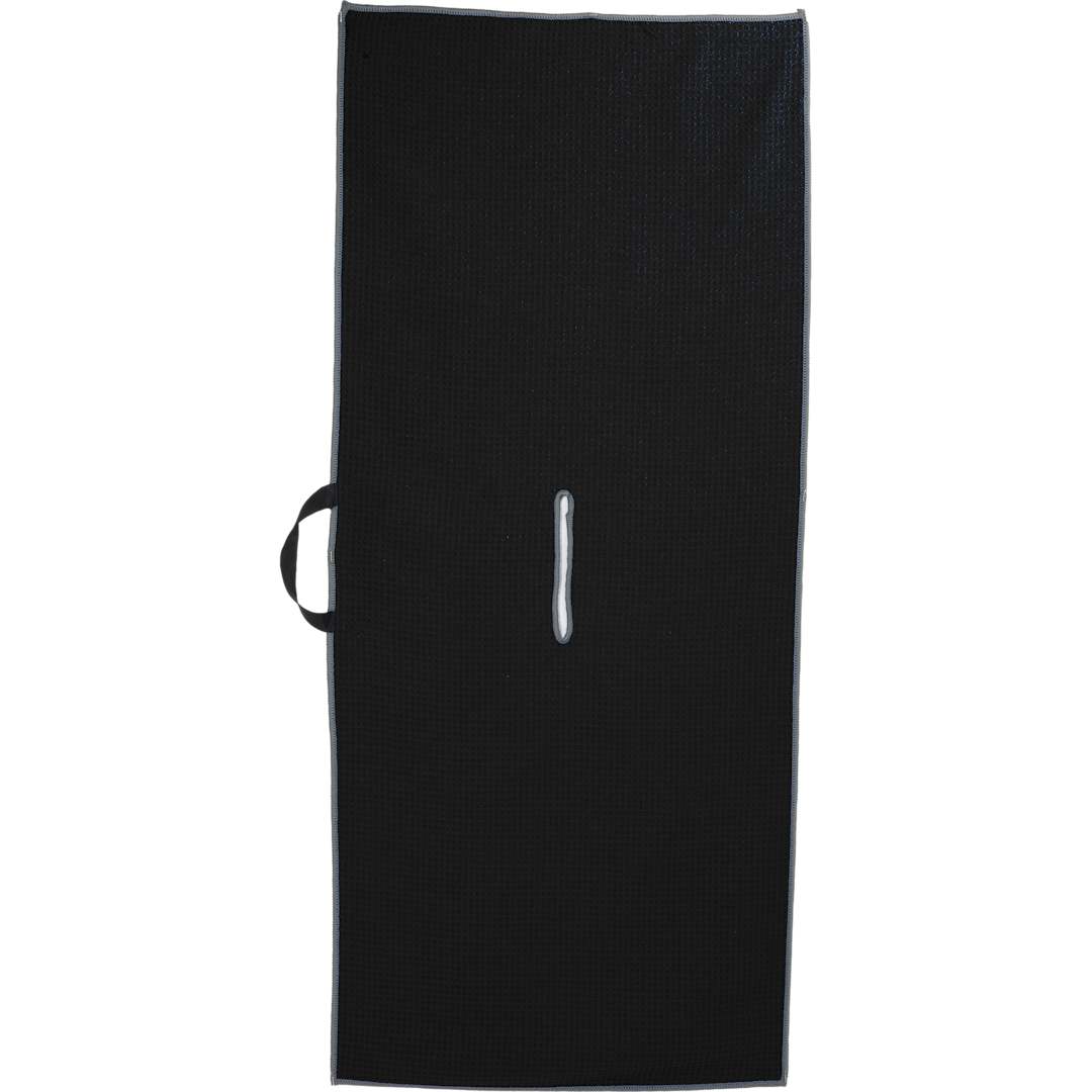 17&quot; x 40&quot; Recycled Slip-Over Player Towel - 1401-42 Black