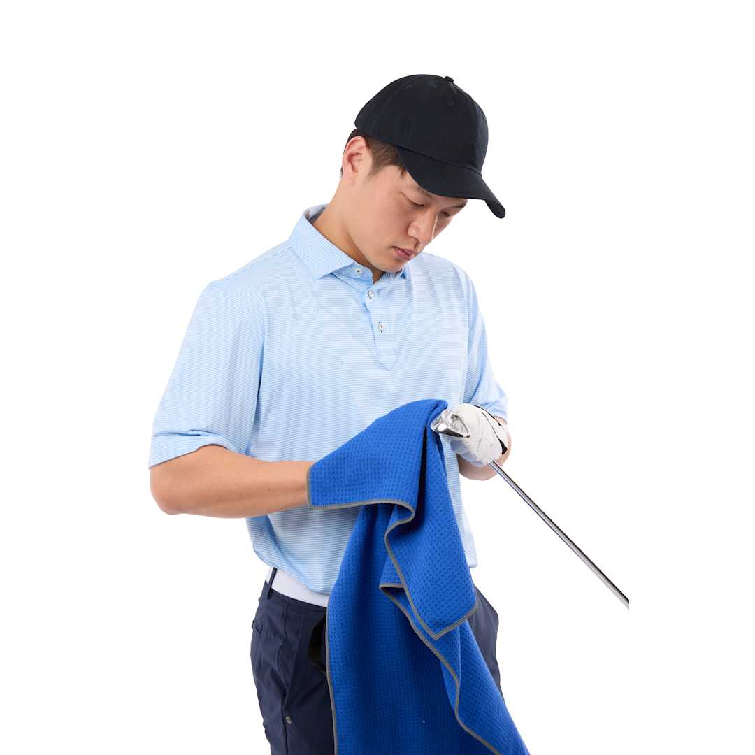 17" x 40" Recycled Slip-Over Player Towel - 1401-42 Blue