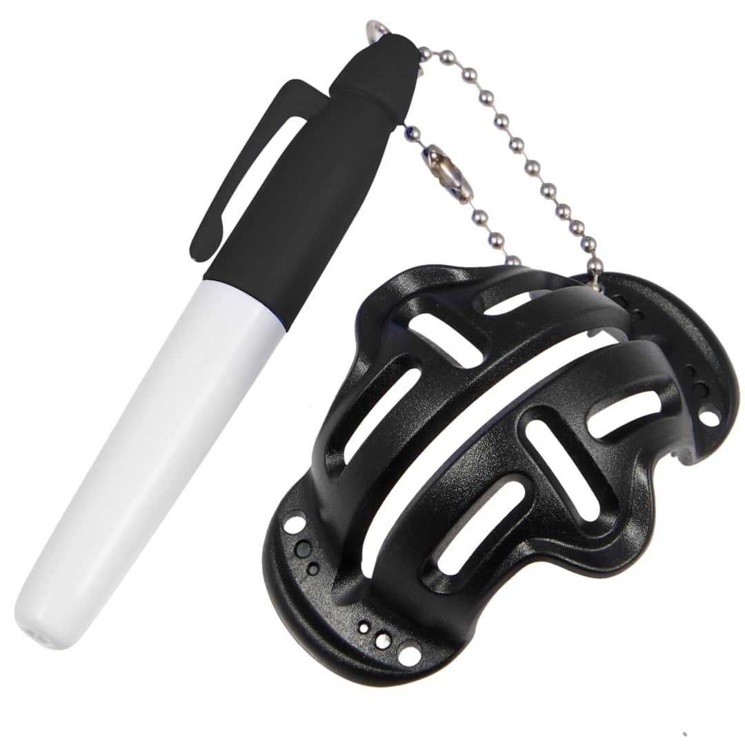 Golf Ball Stencil with Marker - 1401-47 Black