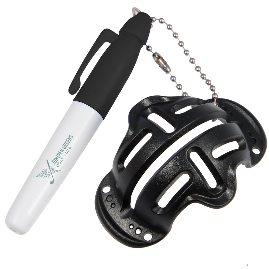 Golf Ball Stencil with Marker - 1401-47 Black