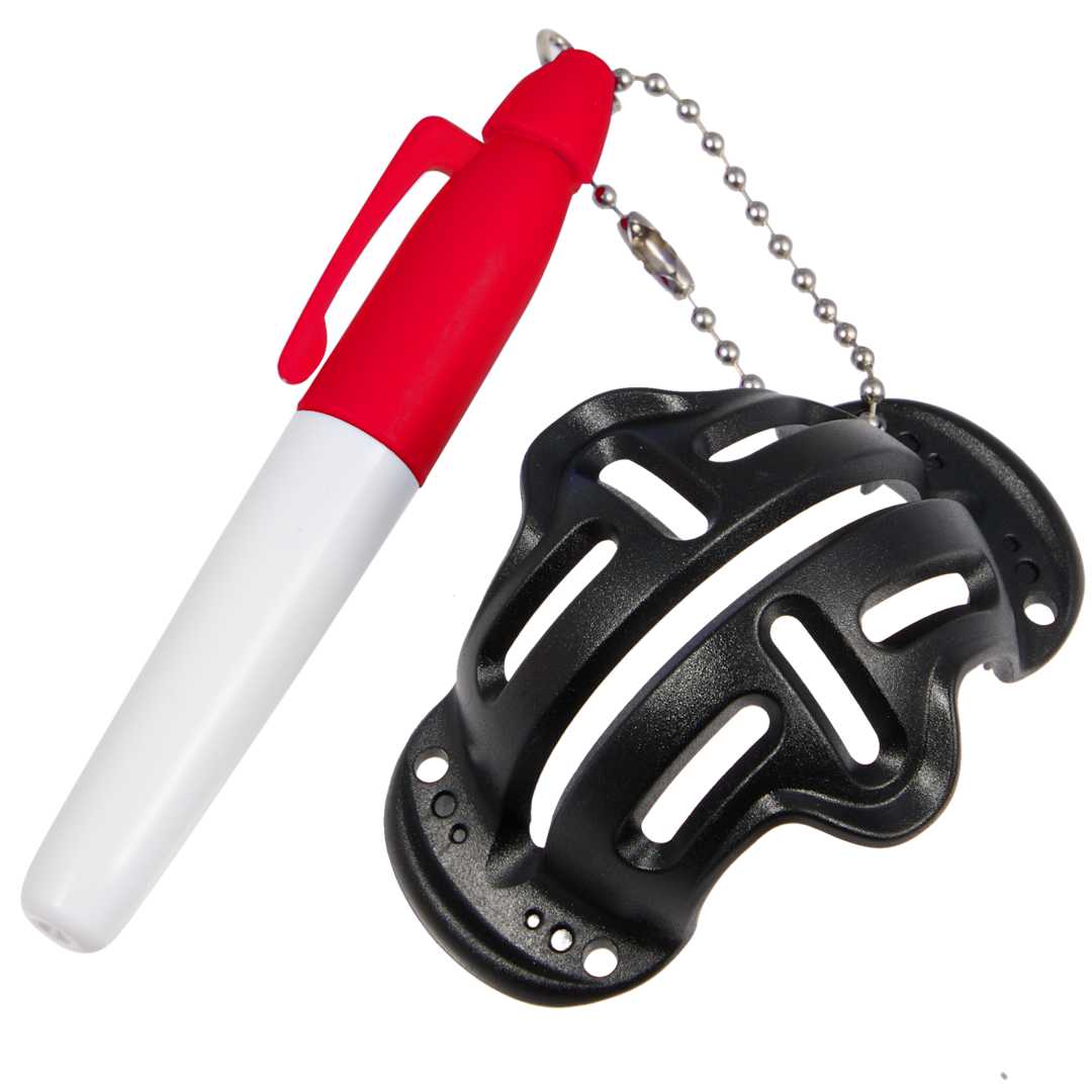 Golf Ball Stencil with Marker - 1401-47 Red