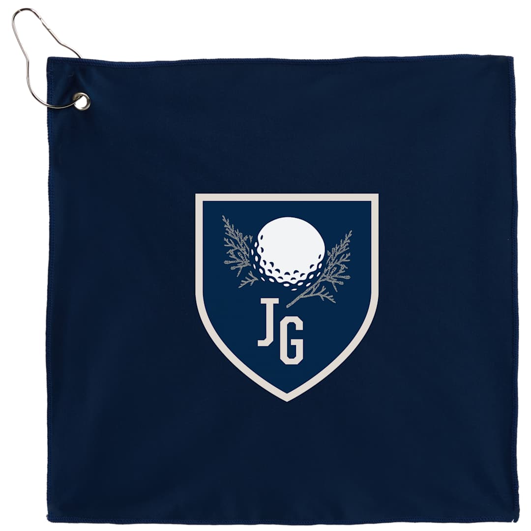 12&quot; x 12&quot; Recycled 200g Microfiber Towel - 1401-50 Blue