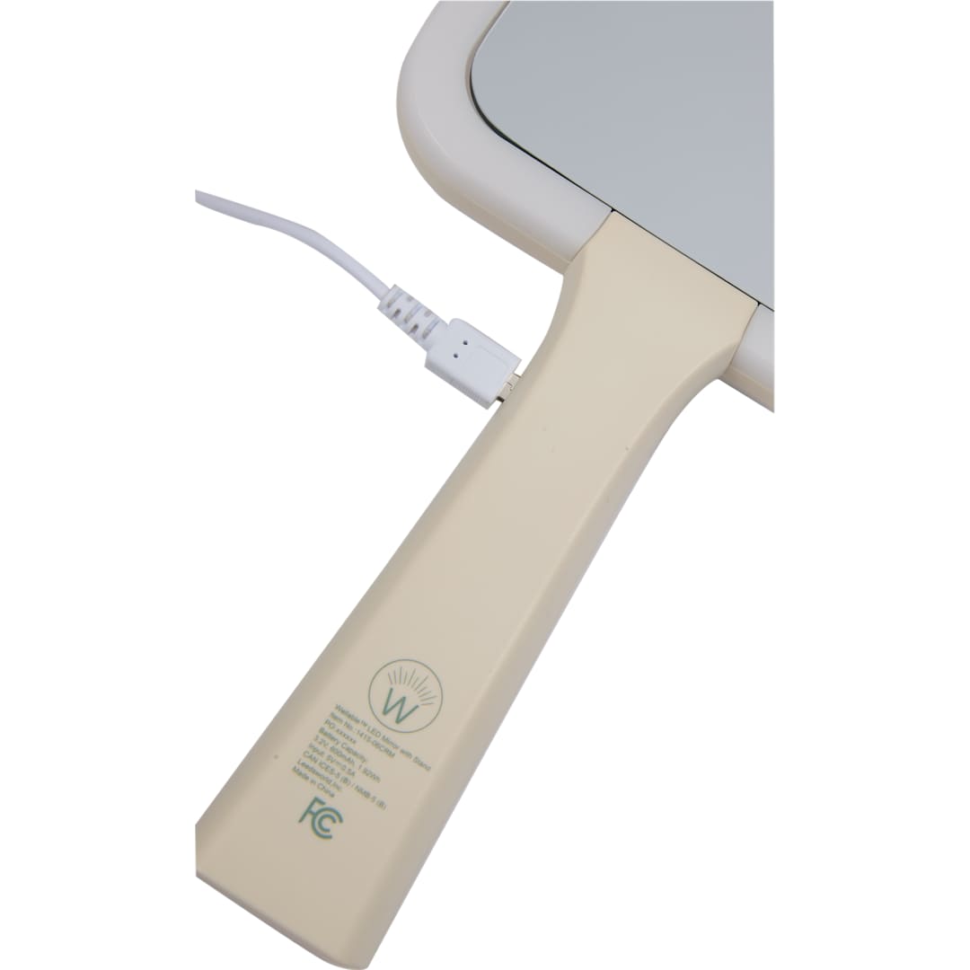 Wellable Wellable™ LED Magnifying Mirror with Stand - 1415-06 White