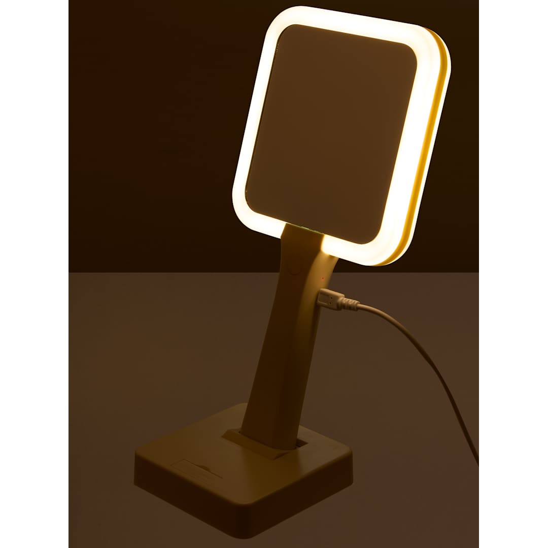 Wellable Wellable™ LED Magnifying Mirror with Stand - 1415-06 White