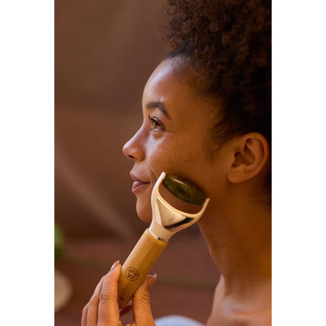 Wellable Wellable™ FSC® Bamboo 3-in-1 Face Body &amp; Roller Se - 1415-07 Natural