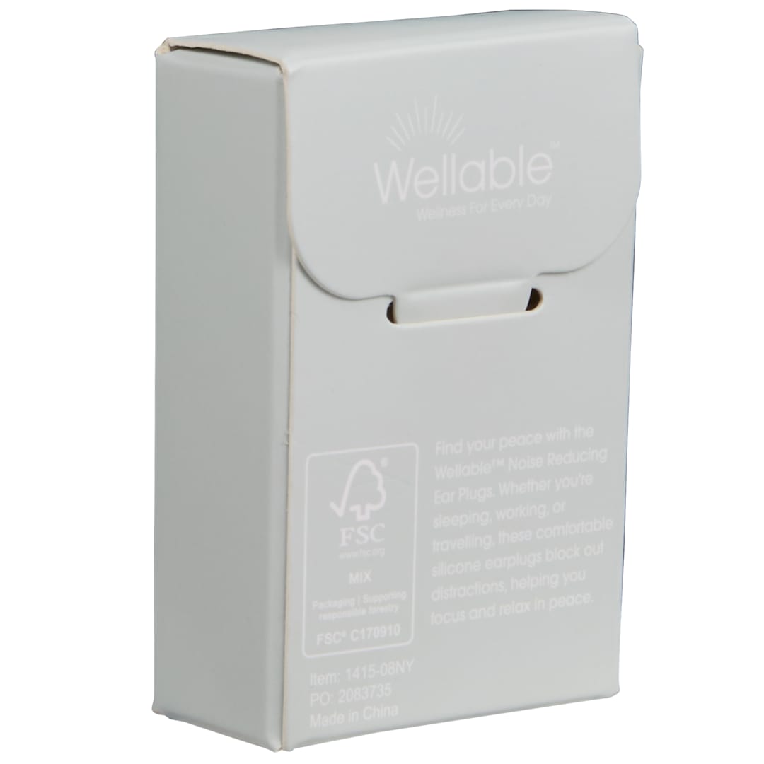 Wellable Wellable™ Noise Reducing Ear Plugs - 1415-08 White