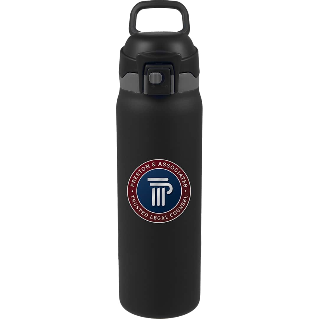 Rhine 2 in 1 Vacuum Insulated Bottle 30oz - 1602-10 Black