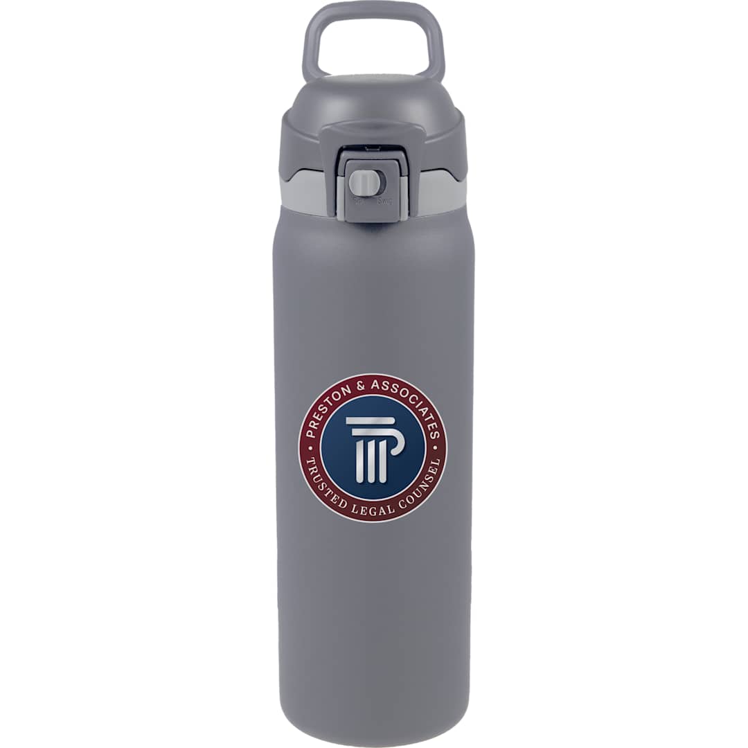 Rhine 2 in 1 Vacuum Insulated Bottle 30oz - 1602-10 Grey