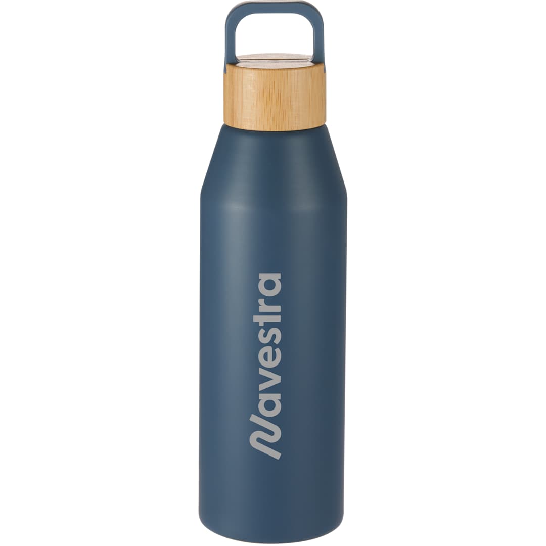 Aspen 24 oz Recycled Bottle w/ FSC&#174; 100% Bamboo Li - 1602-19 Blue