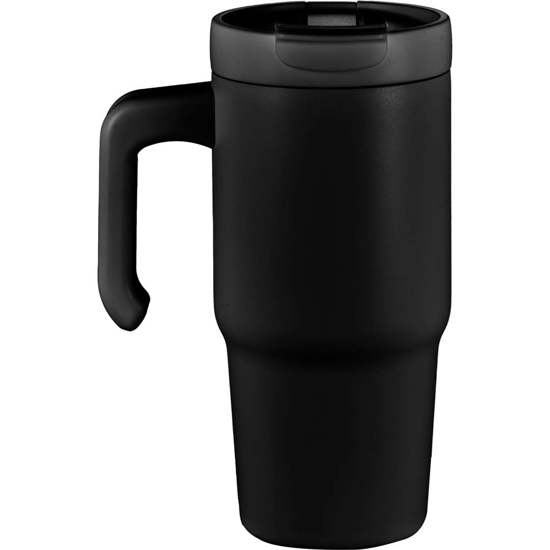 Peak Recycled Insulated Sip or Swig Mug 24oz - 1602-21 Black