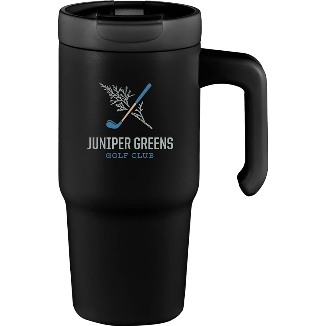 Peak Recycled Insulated Sip or Swig Mug 24oz - 1602-21 Black