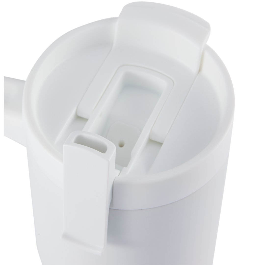 Peak Recycled Insulated Sip or Swig Mug 24oz - 1602-21 White