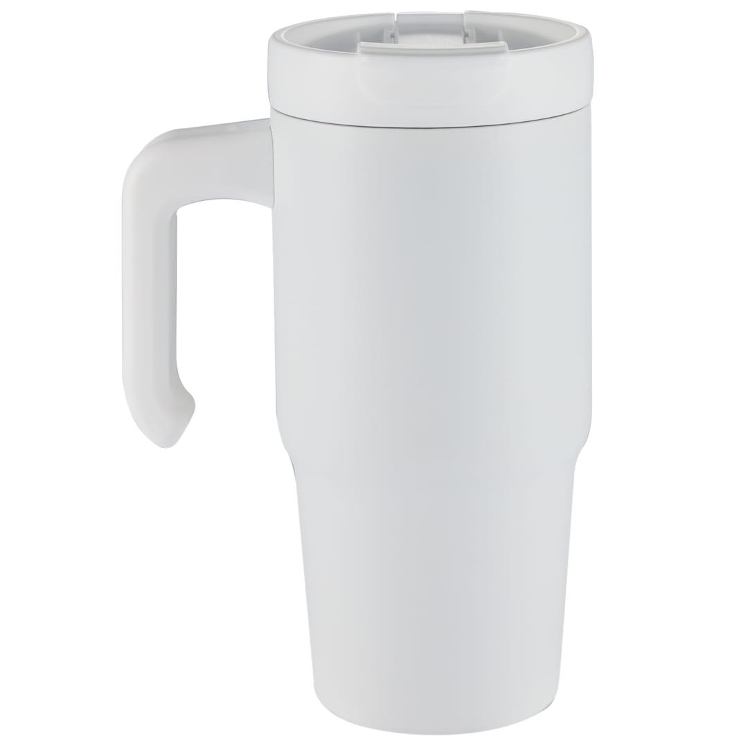 Peak Recycled Insulated Sip or Swig Mug 24oz - 1602-21 White