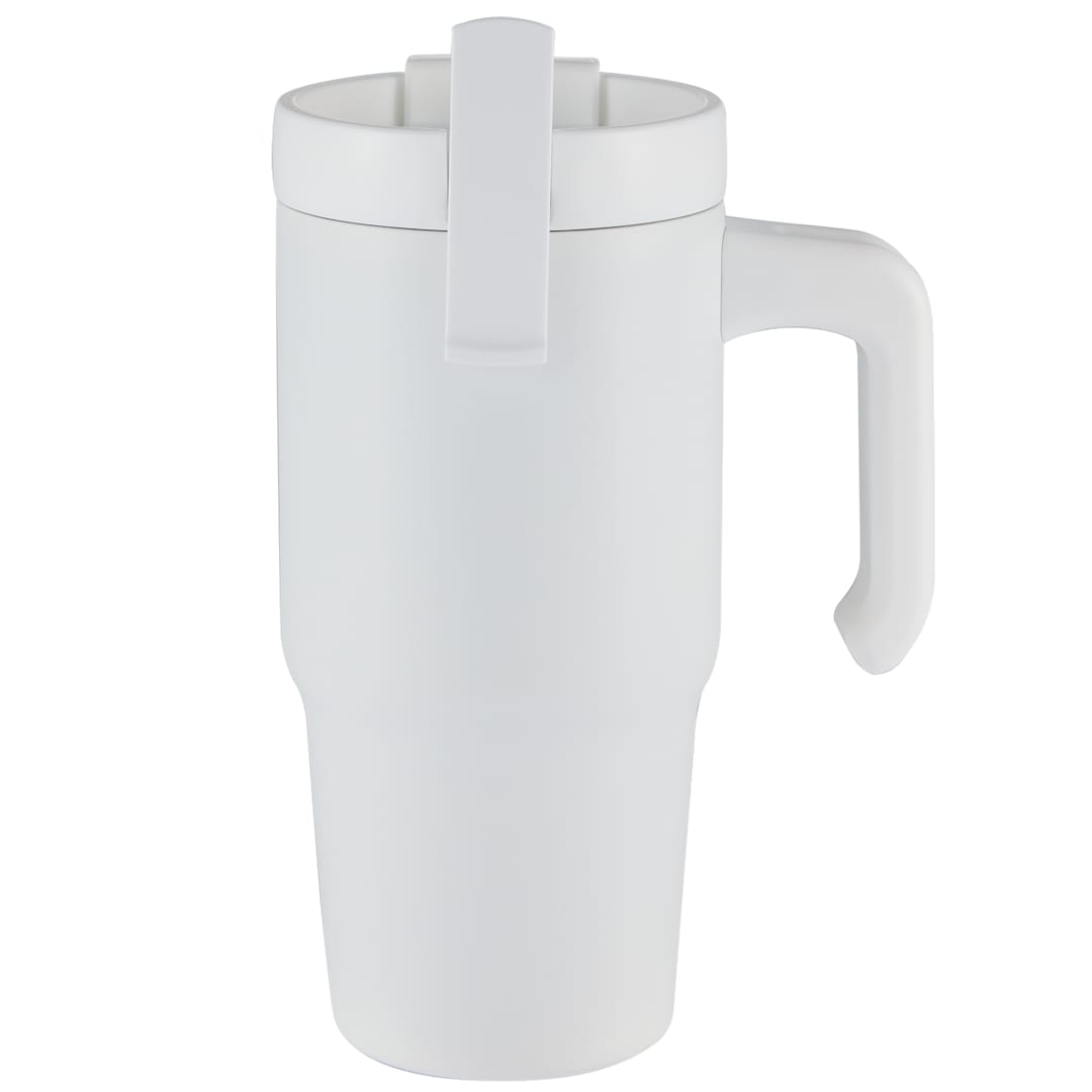 Peak Recycled Insulated Sip or Swig Mug 24oz - 1602-21 White