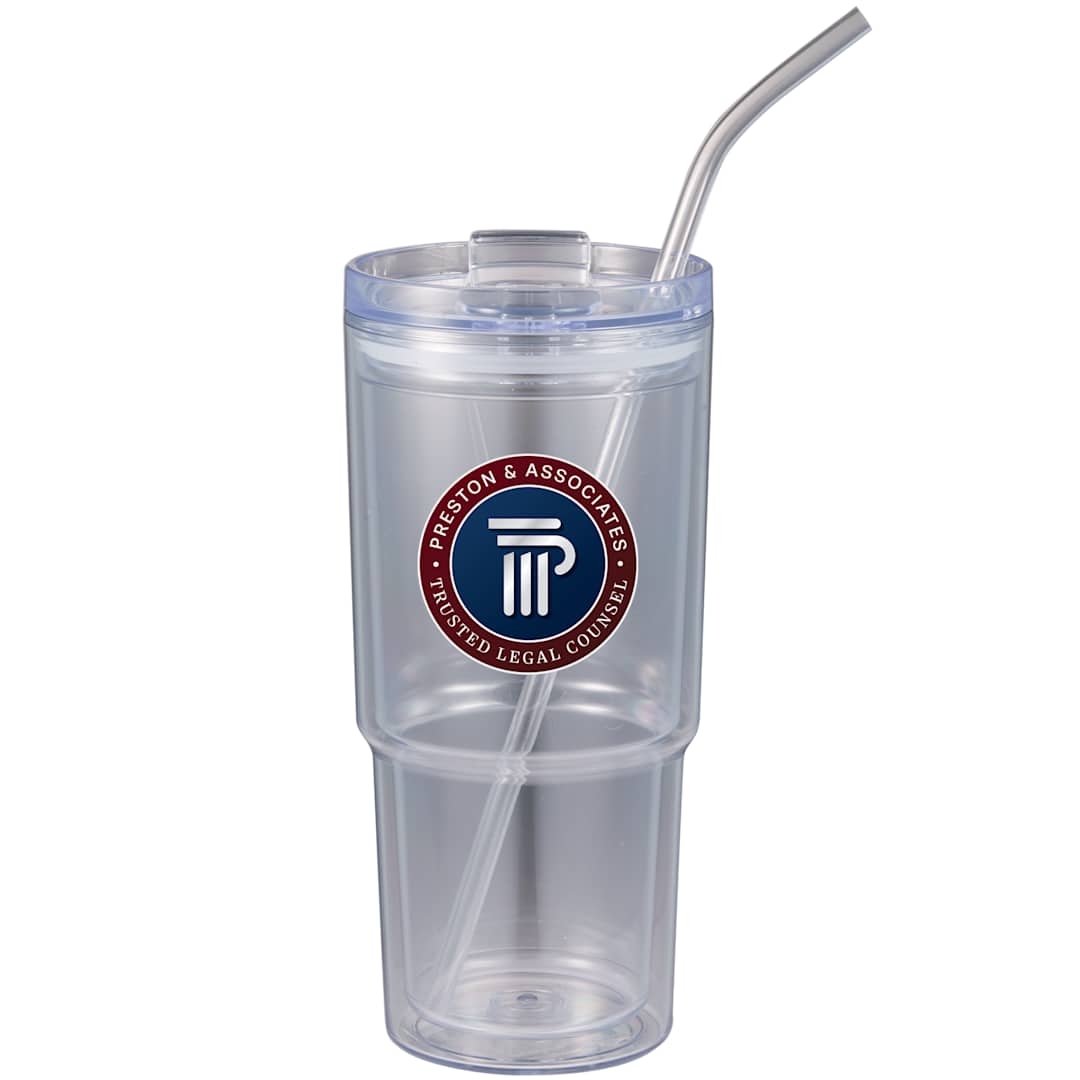 Mia Recycled Acrylic Tumbler 24oz - 1602-25 Clear