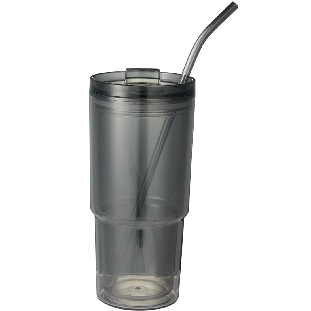 Mia Recycled Acrylic Tumbler 24oz - 1602-25 Gray