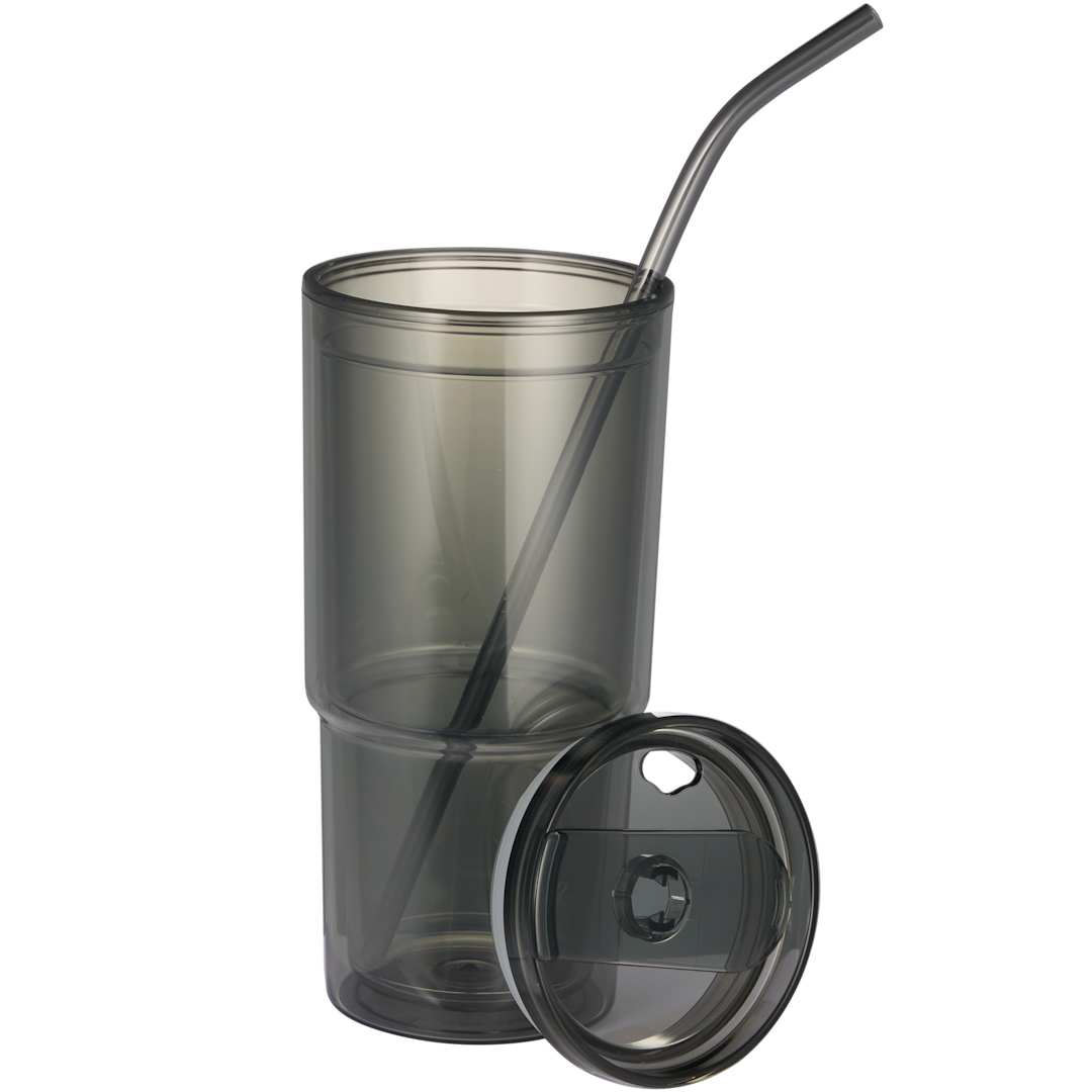 Mia Recycled Acrylic Tumbler 24oz - 1602-25 Gray