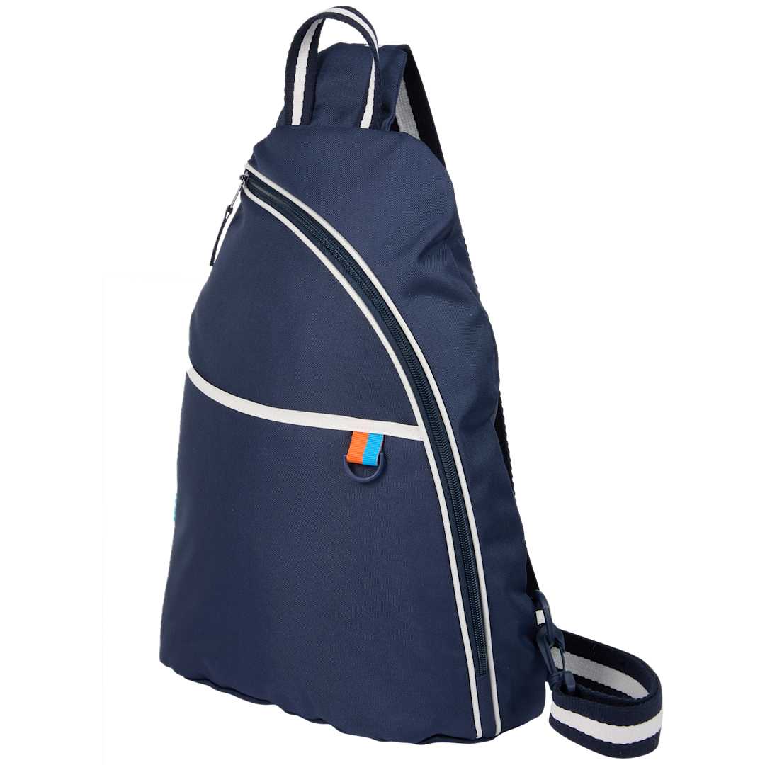 Retro Sport Recycled Sling Backpack - 2255-07 Blue
