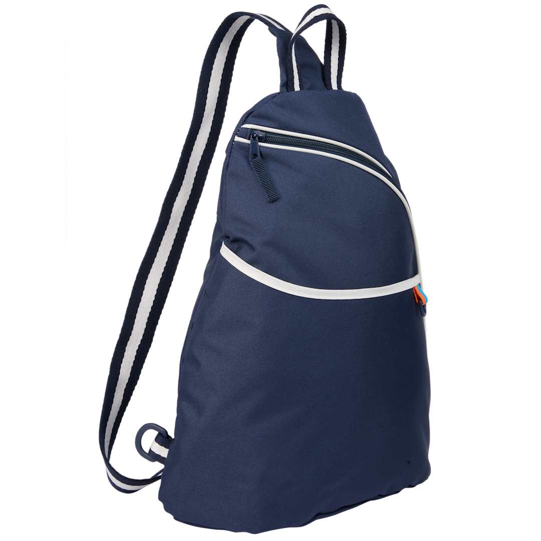 Retro Sport Recycled Sling Backpack - 2255-07 Blue