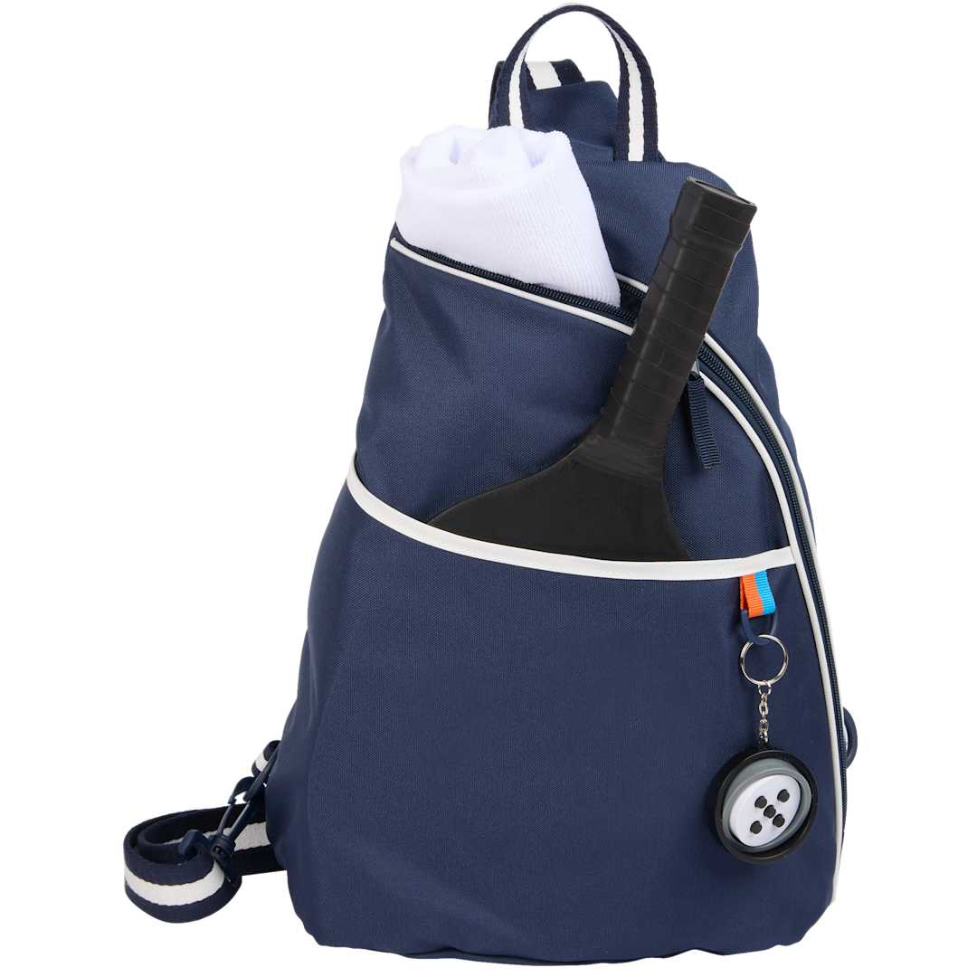 Retro Sport Recycled Sling Backpack - 2255-07 Blue