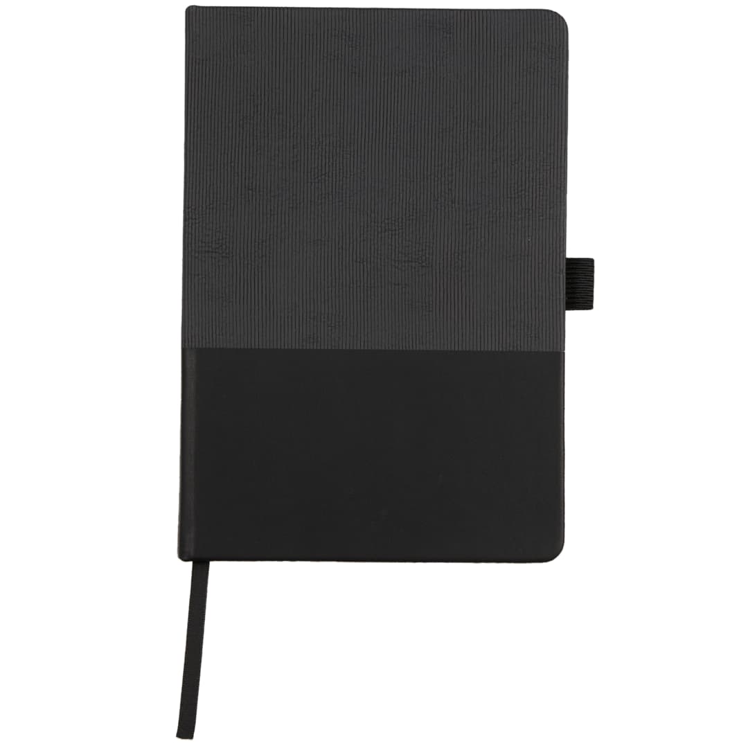  5.5" x 8.5" FSC® Recycled Ribbed Bound Journal - 2900-55