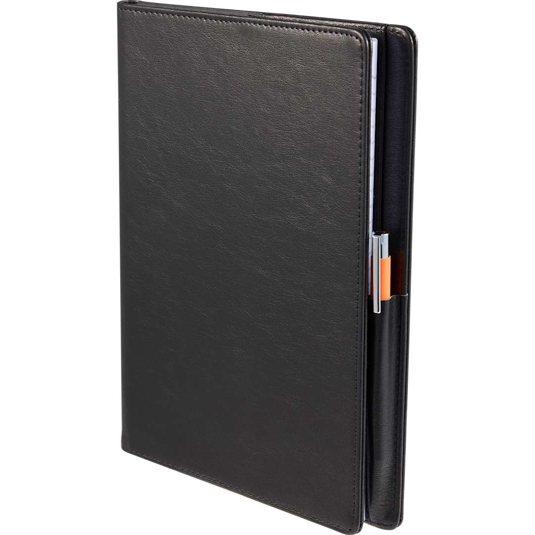 7&quot; x 10&quot; FSC&#174; Recycled Morano Refillable Journal - 2900-56 Black