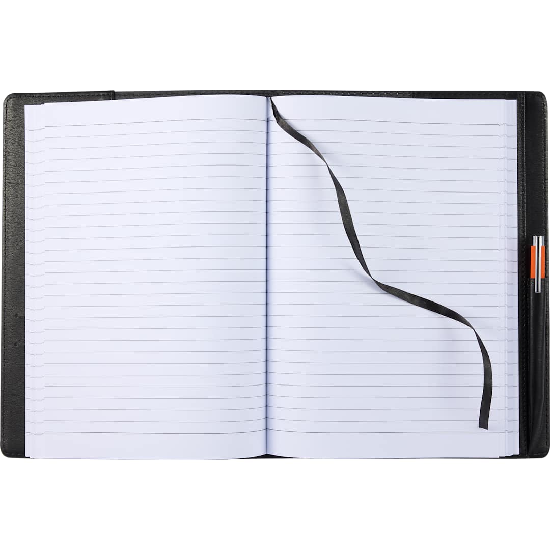 7&quot; x 10&quot; FSC&#174; Recycled Morano Refillable Journal - 2900-56 Black