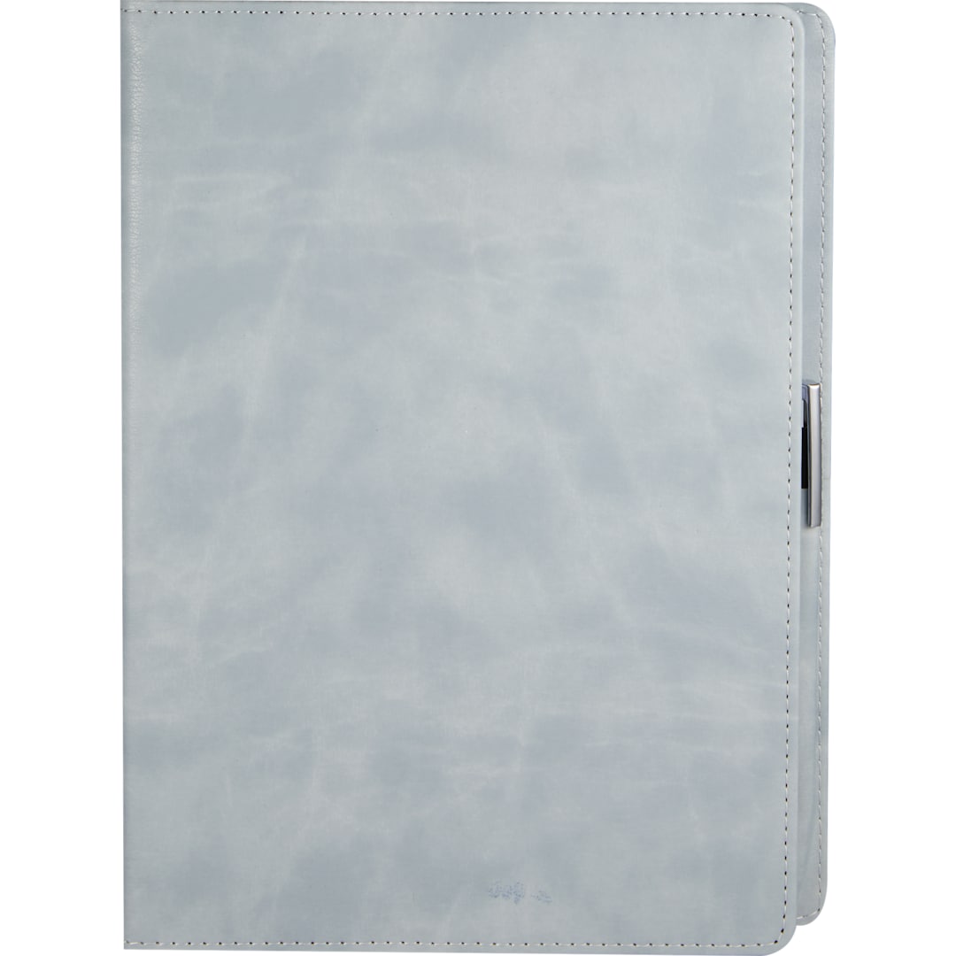 7&quot; x 10&quot; FSC&#174; Recycled Morano Refillable Journal - 2900-56 Gray
