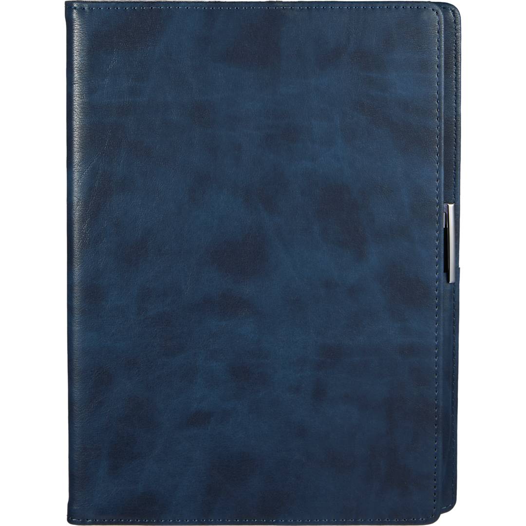7&quot; x 10&quot; FSC&#174; Recycled Morano Refillable Journal - 2900-56 Blue