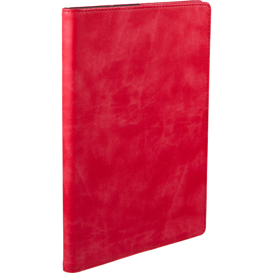 7&quot; x 10&quot; FSC&#174; Recycled Morano Refillable Journal - 2900-56 Red