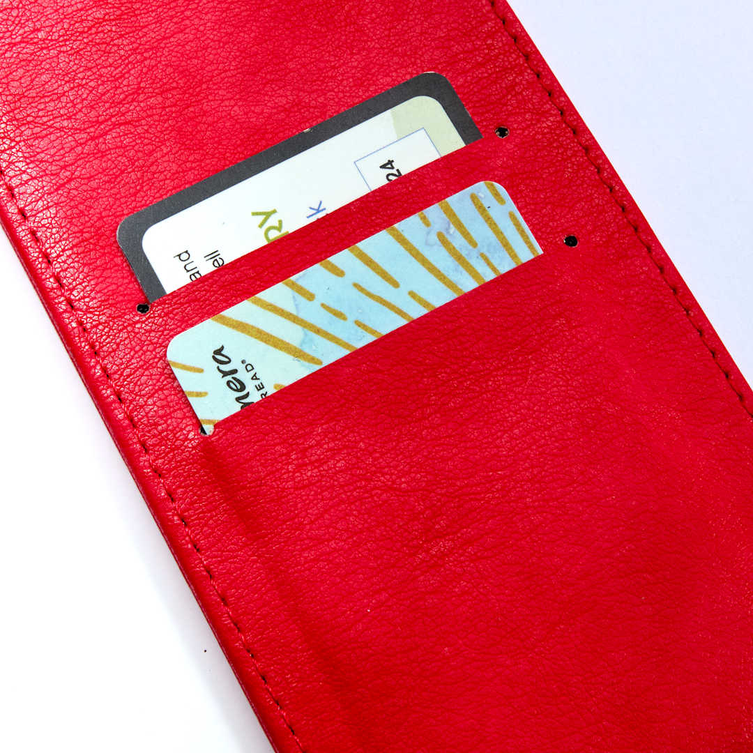 7&quot; x 10&quot; FSC&#174; Recycled Morano Refillable Journal - 2900-56 Red