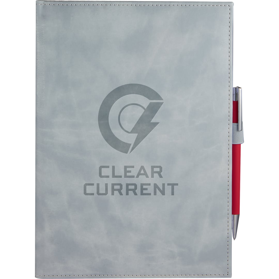 7&quot; x 10&quot; FSC&#174; Recycled Morano Large Journal - 2900-57 Gray