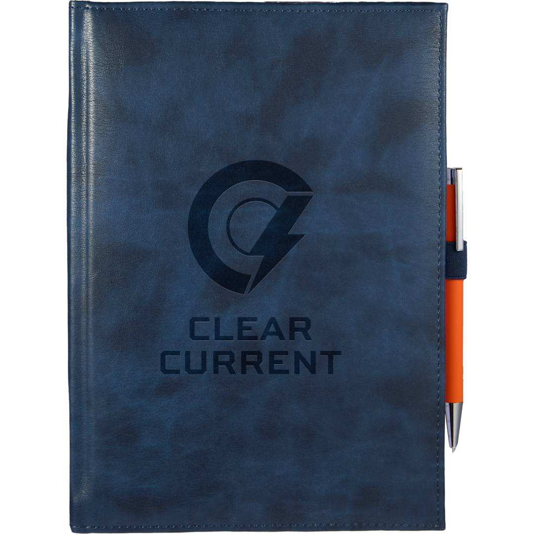7&quot; x 10&quot; FSC&#174; Recycled Morano Large Journal - 2900-57 Blue